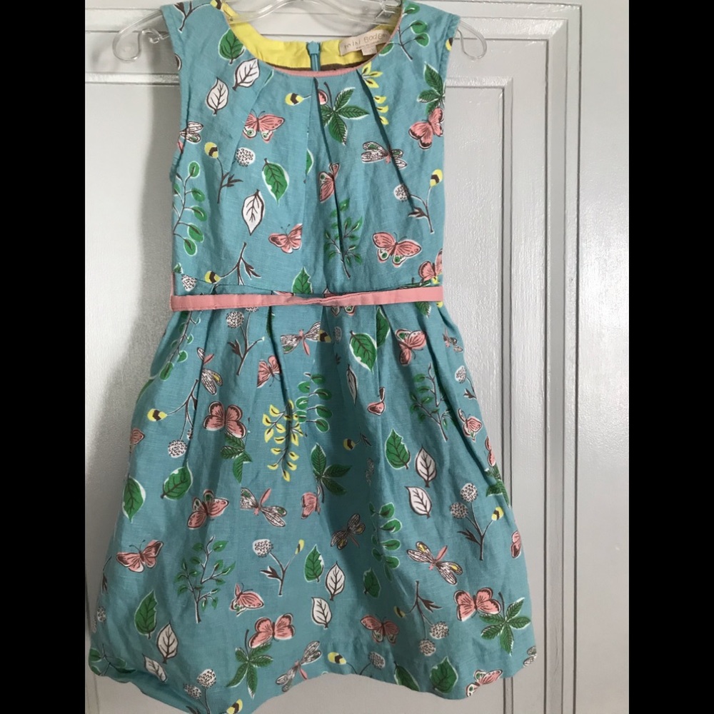 Boden linen blend dress